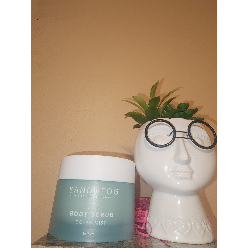 Sand + Fog Ocean Mist Body Scrub 10 oz Exfoliating Bath Spa New